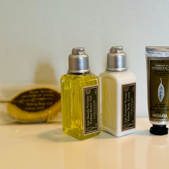 NEW L’OCCITANE  Verbena Body Lotion Shower Gel Soap Hand Cream Travel Size - Picture 3 of 4